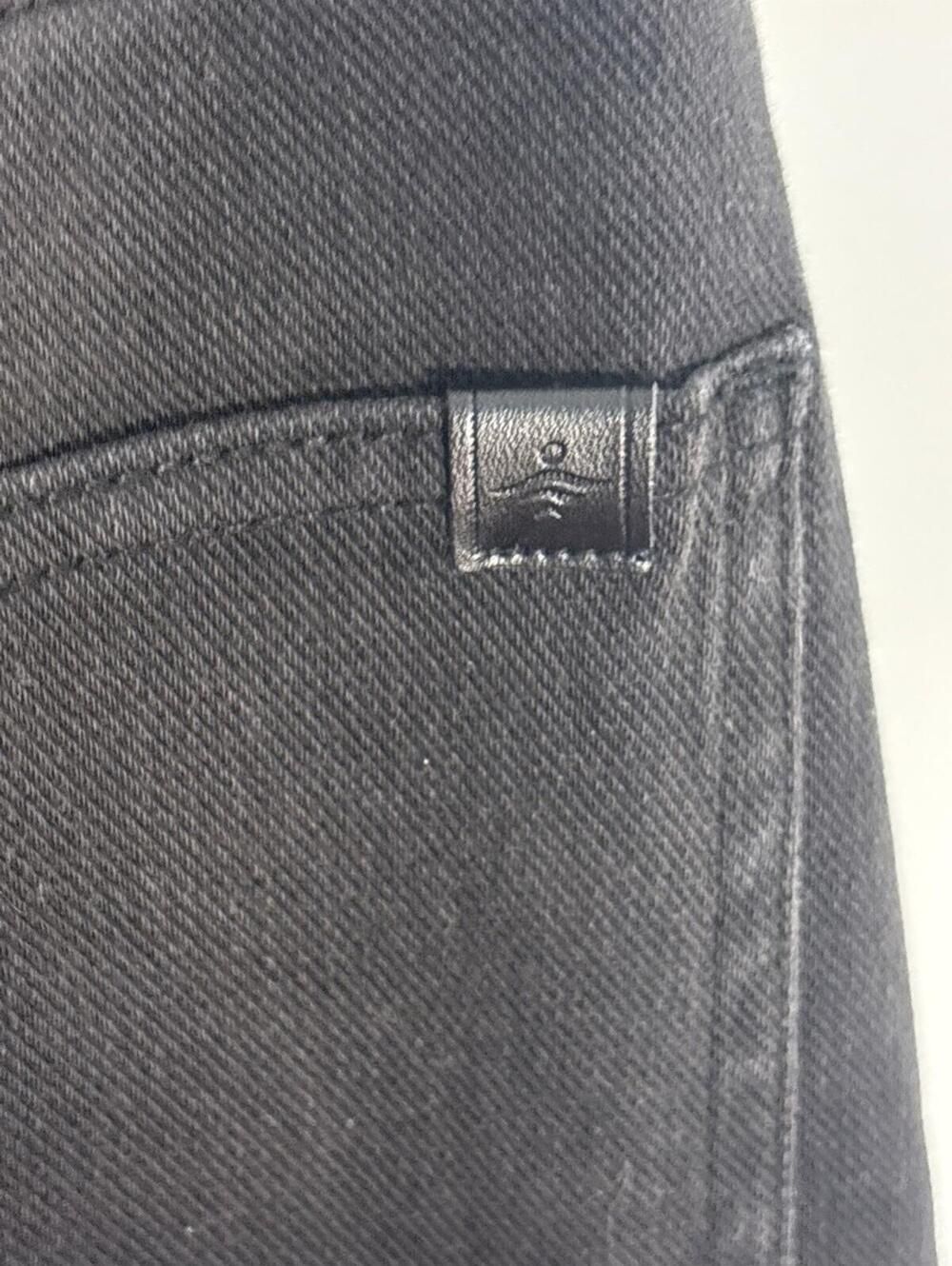 NWOT Halara Flex Asymmetric Low Rise Wide Leg Jeans Black Denim Sz XSmall - Picture 7 of 9